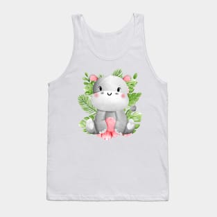 Cute Hippo Tank Top